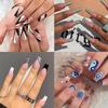 Detachable Full Cover Manicure Tool Nail Tips Geometry Fake Nails Wearable Coffin False Nails