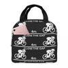 Zwift Close The Gap Insulated Lunch Bag for Women Kids Leakproof Food Boxes Thermal Lunch Box Tote