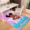 1pc Gracie's Corner9 Print Area Rug - Soft, Washable Non-Slip Indoor Mat for Office Chairs, Living Room, Home Office Decorative Rug