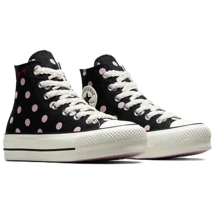 Кеды Chuck Taylor All Star Wmns Converse на платформе High 'Горошек' Женские A10688C