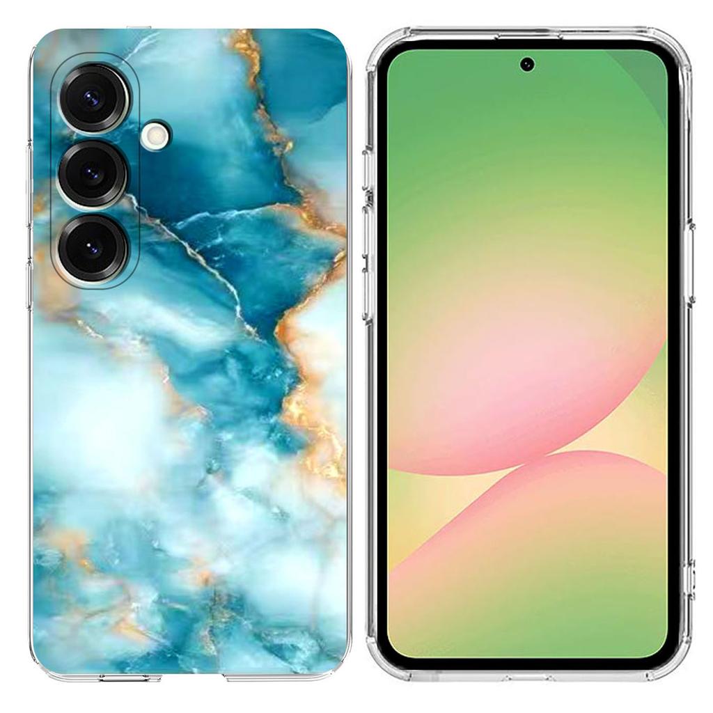 For Samsung Galaxy A56 5G Case Marble Pattern Printing Soft TPU Phone Cover