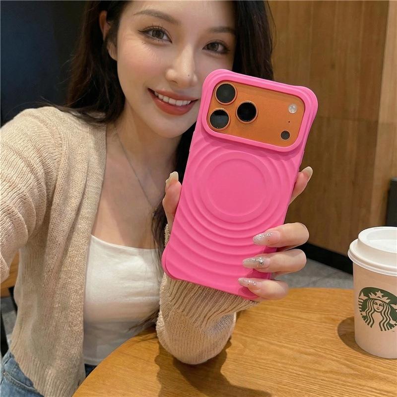 Применимо к чехлу для мобильного телефона iPhone11promax, настоящий жидкий силикон, Apple 11, магнитный, с волнами, противоударный, защитный чехол