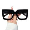 Retro Anti-Blue Light Glasses Transparent Plain Glasses Ins Square Eyeglasses  Party Props