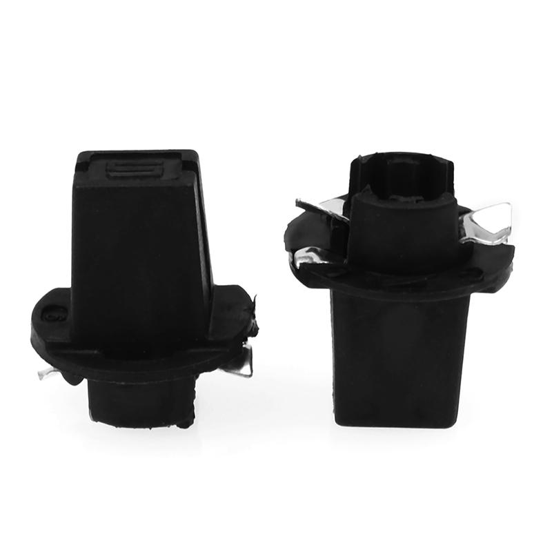 10 шт. T5 B8.5D поворотный замок Plug And Play патроны для лампочек для спидометра приборная панель приборная панель