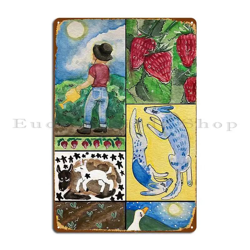 Farming Sim Orchidlust Metal Sign Design Party Funny Plaques Cave Tin Sign Poster
