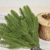 10pcs Artificial Pine Branches, DIY Accessories For Christmas Wreath And Home Garden Decor