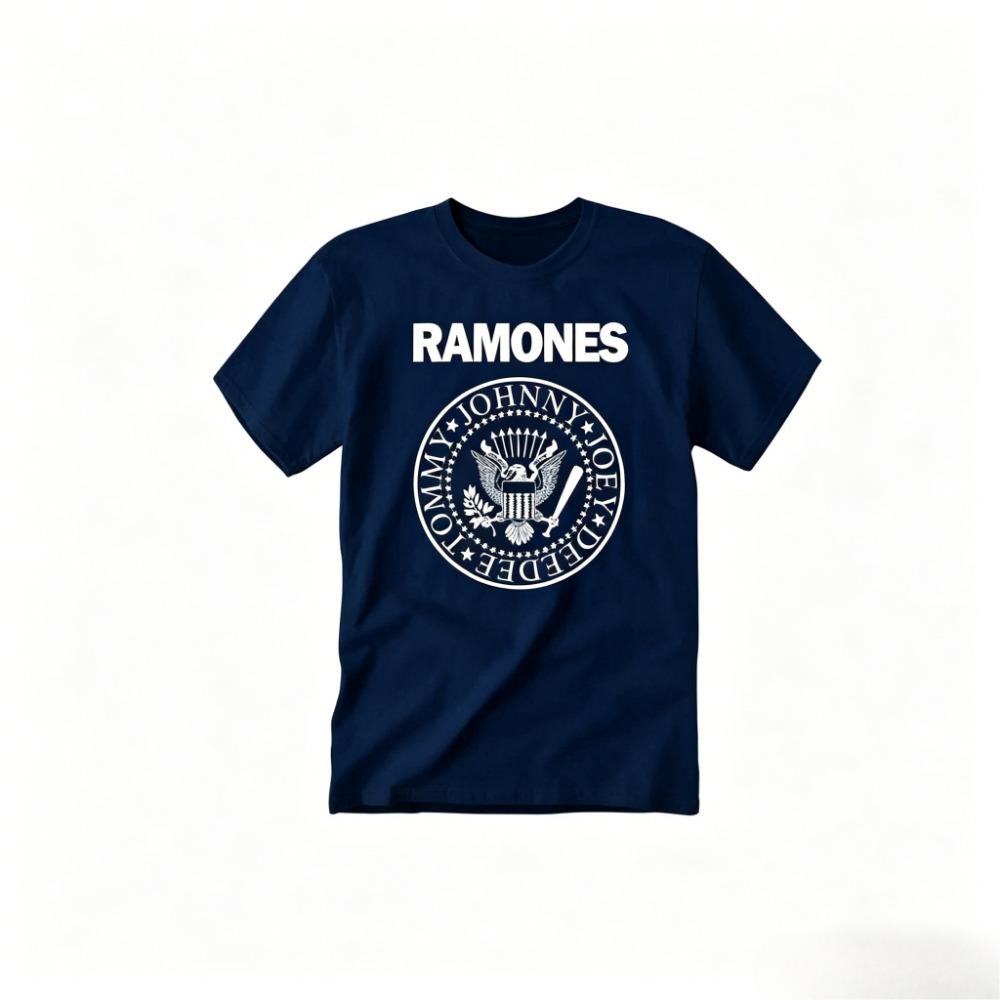 Летняя футболка Punk Rock Band The Ramones для взрослых, мужская и женская одежда
