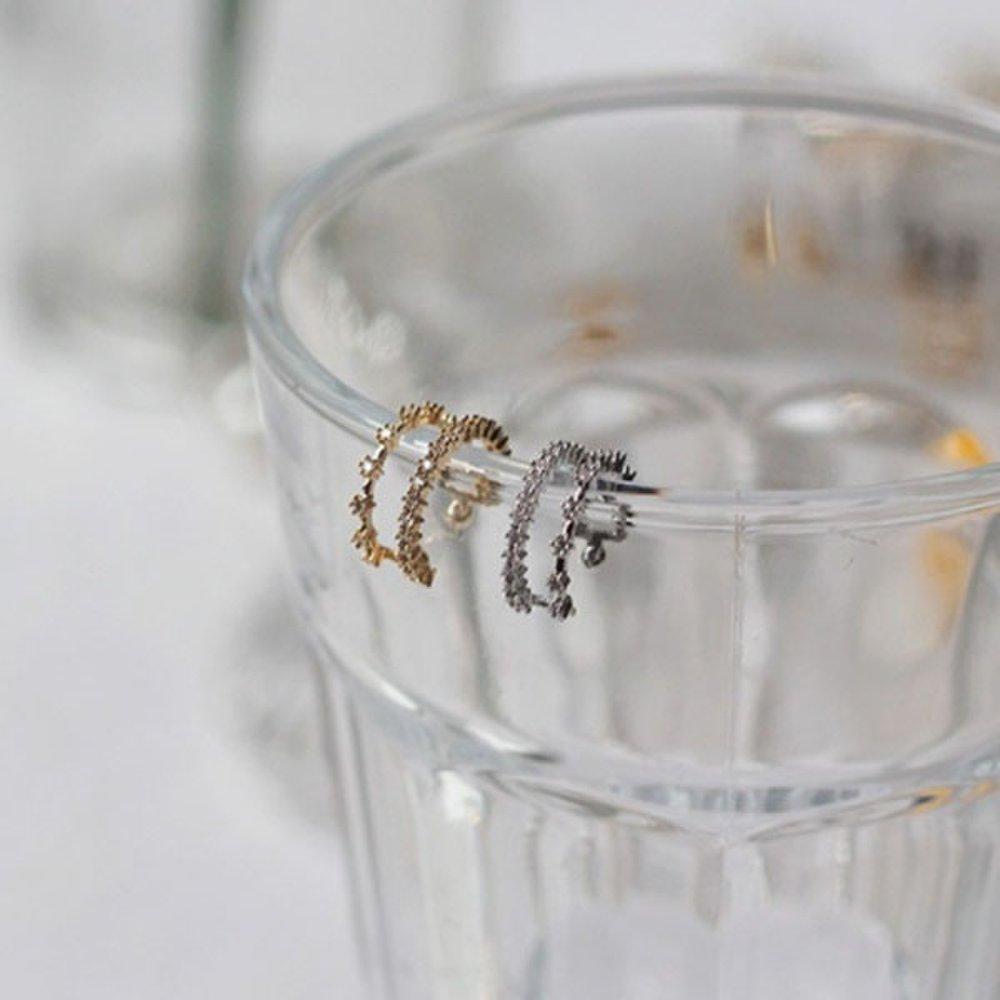 Bracelet, Earring, Ear Cuff, Fashion Earring, Ggd Mood Cubic X (2 Pieces)