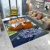 3D Grizzy and The Lemmings Cartoon Carpet Rug для дома, гостиной, спальни, дивана, коврика для двери, детский коврик, нескользящий напольный коврик