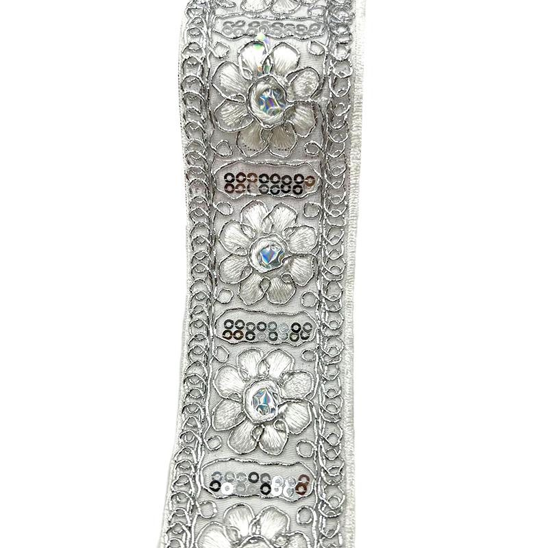 4.5смx10 ярдов Материалы для DIY Богемный стиль Швейные принадлежности Многофункциональный Цветочная вышивка Декор для штор Несколько цветов