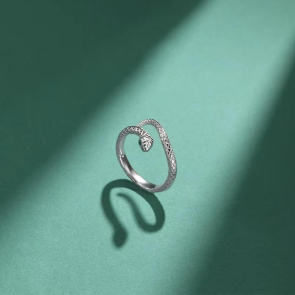 Подарки Змея Открытые Браслеты-манжеты Модные Змея Кольцо и Серьги-гвоздики Модный браслет в форме змеи Друг