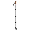 Captain Stag Trekking Poles, Trekking Walking Sticks, Vented Grip, 4-Stage Sliding, Anti-Shock System, Silver, FEEL BOSCO M-9842