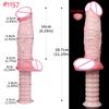 FAAK Двухслойный силиконовый реалистичный дилдо с ручкой-винтом Пенис на присоске Секс-игрушки для женщин Стимуляция влагалища и ануса Секс-шоп