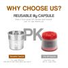 ICafilas Многоразовая Кофейная Капсула-Фильтр Для Кофемашин illy X7.1 illy Y5 Из Нержавеющей Стали