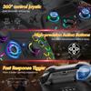 Game Controller For PlayStation 4/PS4 Pro/Slim/PS3/PC/IOS/Switch Wireless Gamepad,W/Turbo Dual Vibration 6-Axis Gyro 3.5mm Jack 1