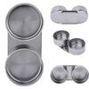 Double Stainless Steel Art Pallete Clip Pot Large Oil Painting Container with Lid
