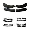 4 PCS Universal Car Front Bumper Lip Spoiler 4-Stage Front Bumper Fixed Front Lip Chin Splitter Front Body Shovel For Most Cars