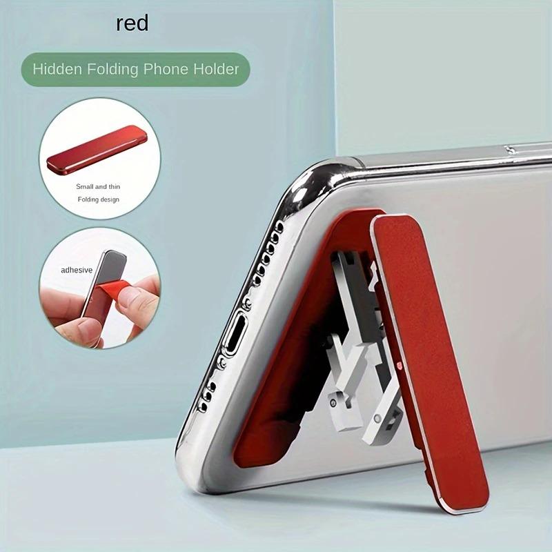 Мини подставка для задней панели телефона Невидимый клейкий кронштейн Kickstand Легкая Портативная Складная Поддержка