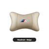 PU Leather Car Seat Headrest Lumbar Support Cushion Interior For BMW M3 M4 M5 G42 G30 G20 E39 E36 E87 E53 F44 F07 F34 G15 G16