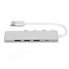USB-концентратор Многопортовый USB 3.0 3 USB 2.0 USB C Док-станция для подключения USB-накопителя Беспроводной мыши Клавиатуры Серебристый