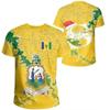 National Pride Polo Shirt with Saint Vincent and the Grenadines Emblem
