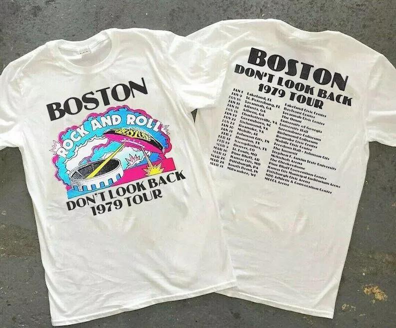 Vintage Boston Rock Band Don#039;t Look Back 1979 Tour Unisex Tshirt MM1037 Unisex T-Shirt
