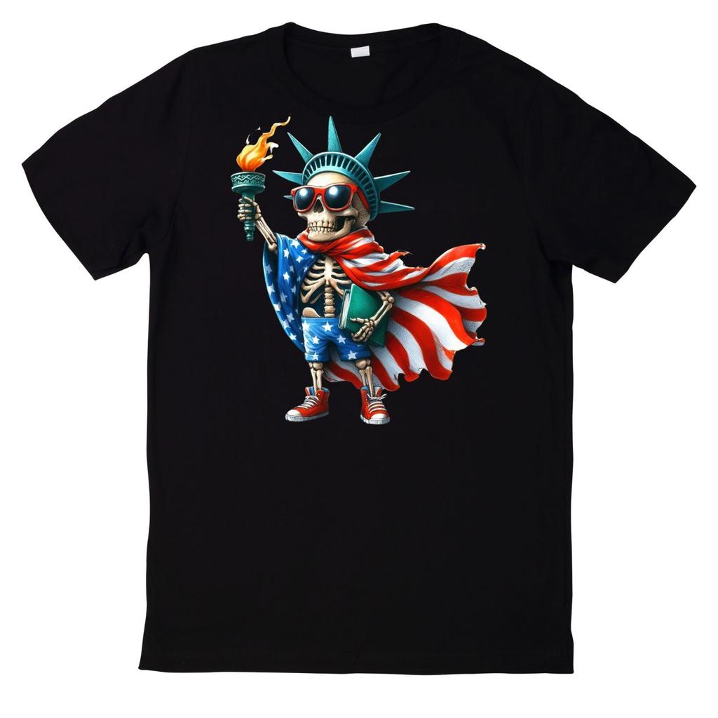 T-Shirt Lustiger Patriotischer SensenmannWird in neuem Fenster oder Tab geöffnet