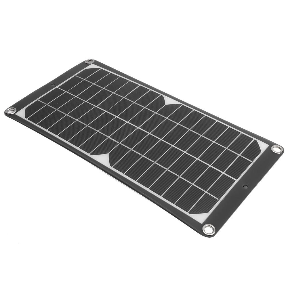 Portable Monocrystalline Solar Panel Flexible USB Port 10W for Outdoor Emergency Charging