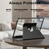 Для Lenovo Tab P12 TB371FC Чехол Кожа+Акрил+ТПУ Подставка Чехол для планшета с функцией автоматического пробуждения/засыпания