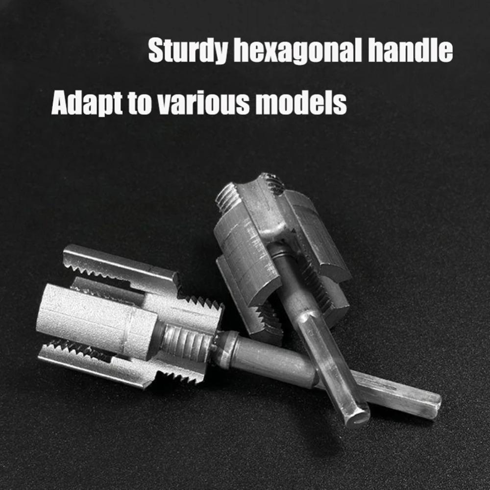 Интегрированный инструмент для нарезания резьбы на трубах (внутренней и внешней) Инструмент для нарезки резьбы на ПВХ трубах для труб 1/2'' 3/4''