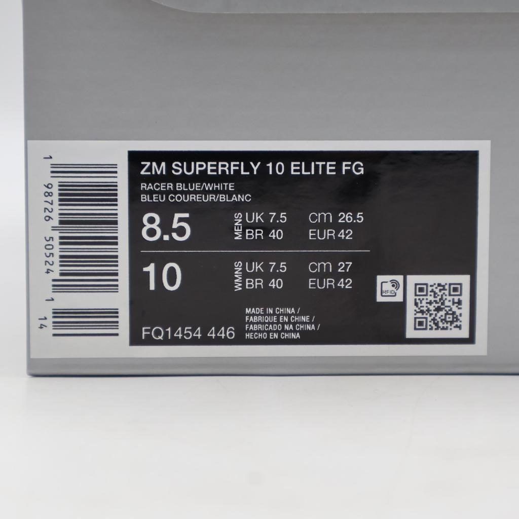 FQ1454-446 Nike Mercurial Superfly 10 Elite Синий гонщик Белый (Мужской)