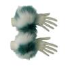 Faux Furs Short Wrist Cuff Winter Wrist Cuff Warmers Furry Wrist Cuff for Women Girls Coat Wrist Furry Warm Cuff