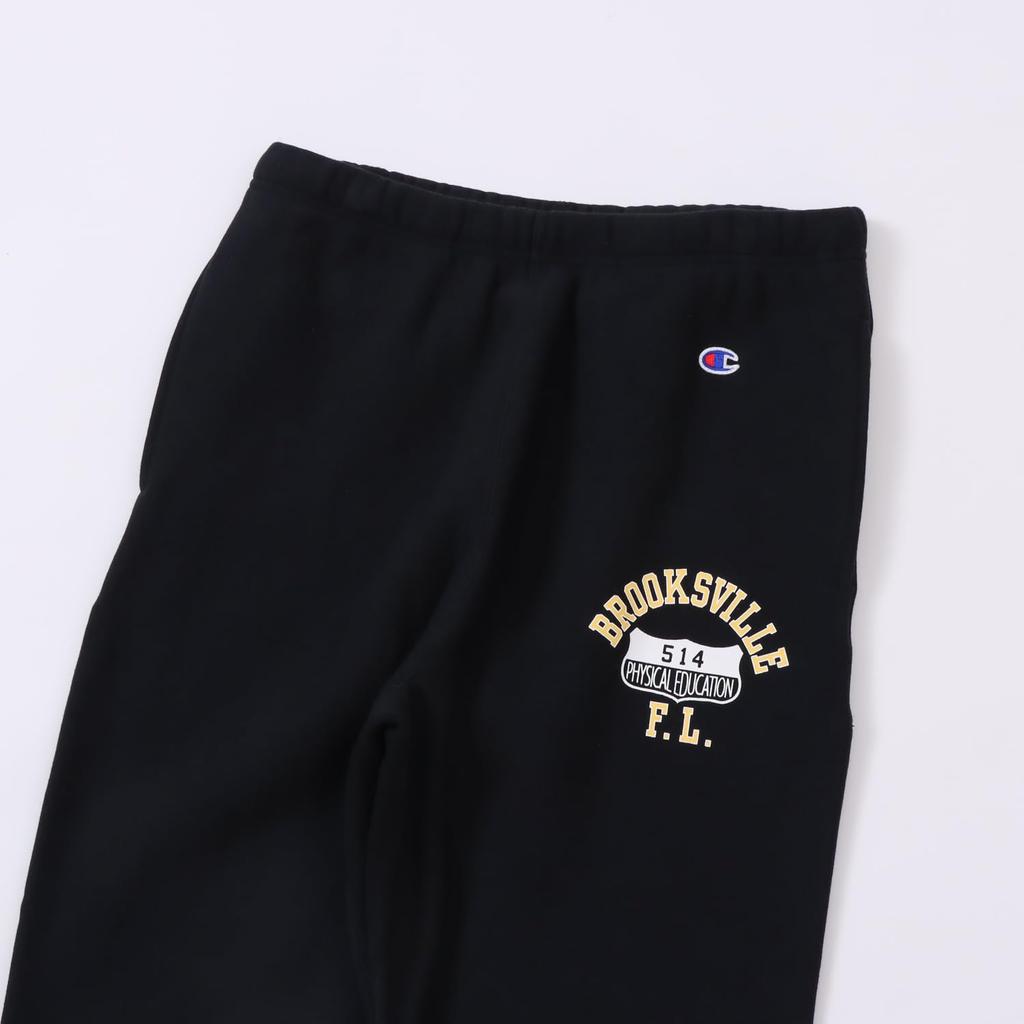 Спортивные штаны Champion Reverse Weave с графическим логотипом, мужские, флис с начесом 11,5 унций, принт, черный, C3-C213