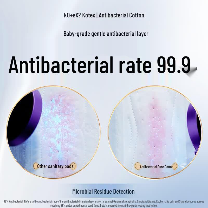 Kotex Sun-baked Antibacterial Pure Cotton Sanitary Napkins