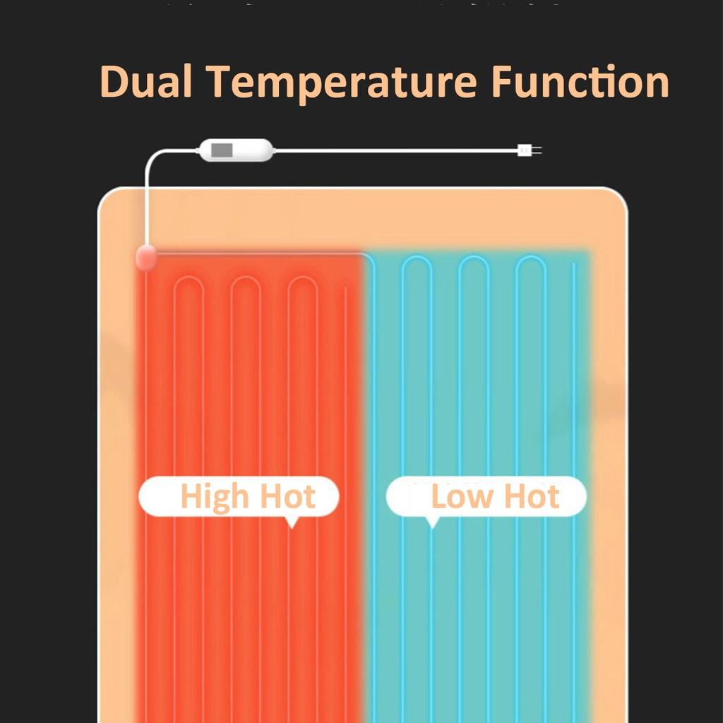 Электрические обогреватели, двойной температурный контроллер времени, зимний наматрасник с подогревом, теплая грелка для дома, спальни