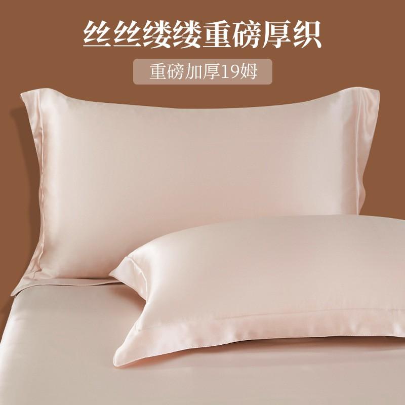 100% Pure Mulberry Silk Pillowcase 48x74cm Heavyweight Soft Bedding Sensitive Skin Modern Minimalist Home