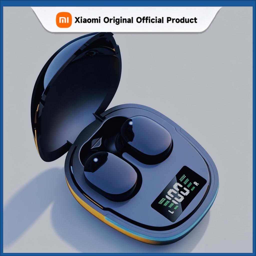 Xiaomi Wireless TWS Sport Earbuds Bluetooth In-Ear Headset with LED Display Built-in Mic Perfect for Daily Music and Game Use
