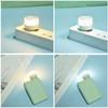 Мини-2 USB порта постоянного тока, светодиодный ночник, 5 В, 1 Вт, супер яркая защита глаз, чтение книг для компьютера, зарядка мобильных устройств