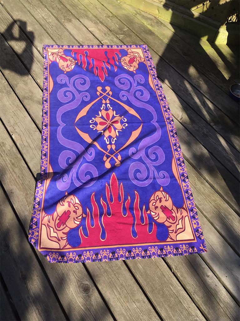 1Pcs Aladdin 1992 Magic Carpet Throw Printed Blanket Tourist Blanket Fashion Sofa Blankets blankets for beds blanket