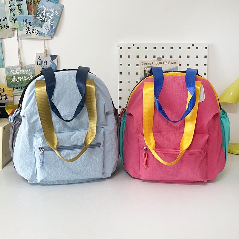 Рюкзак Color Block Большой вместимости Сумка через плечо