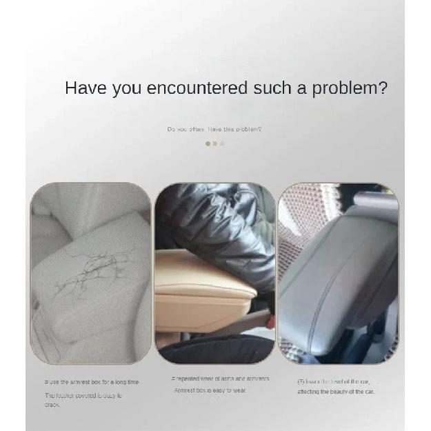 New PU Leather Car Armrest Box Center Console Lid Armrest Cover Car Accessories For VW Volkswagen Golf 7 MK7 2012 -2019