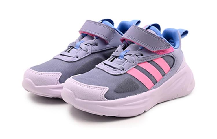 Adidas Neo Ozelle Lightweight Slip Resistant Abrasion Resistant Low top Running Shoes Purple Pink Kids' HQ3834