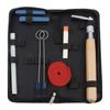 Dreld Piano Tuning Tool Maintenance Tools for Professional Includes Tuning Kit Such As Tuning Tuning Hammer and Storage Case Included Kit, 11-piece