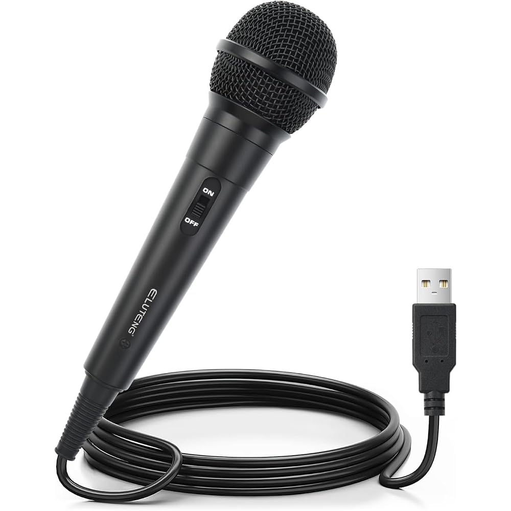 ELUTENG Для Switch Караоке-микрофон Подключение по USB Игровой микрофон Караоке Joysound с USB-C...