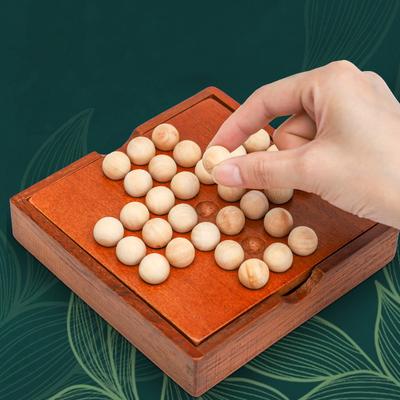 1 комплект европейской настольной игры «Шахматы с одним колышком», пасьянс «Алмаз», самостоятельное когнитивное развитие, игрушка, классические развивающие игрушки