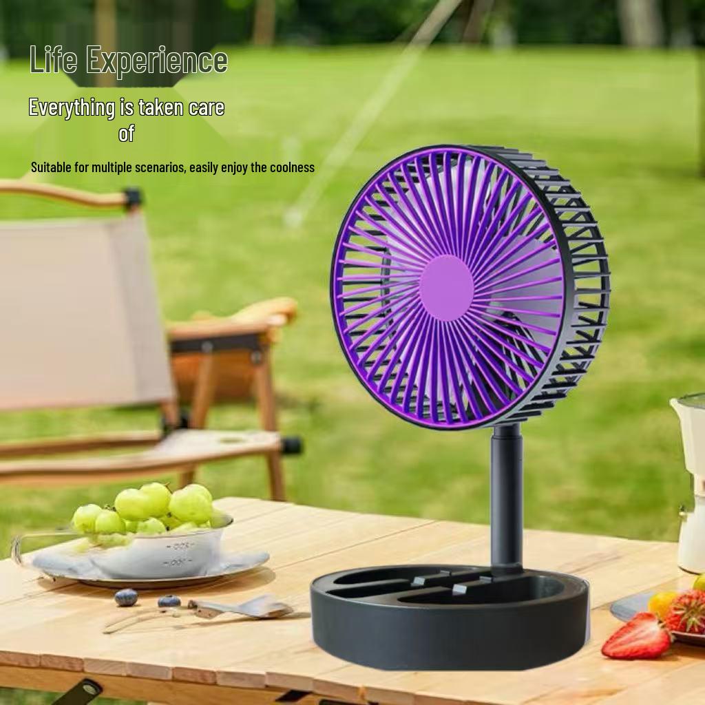 Foldable USB Desktop Fan for Dorm or Office