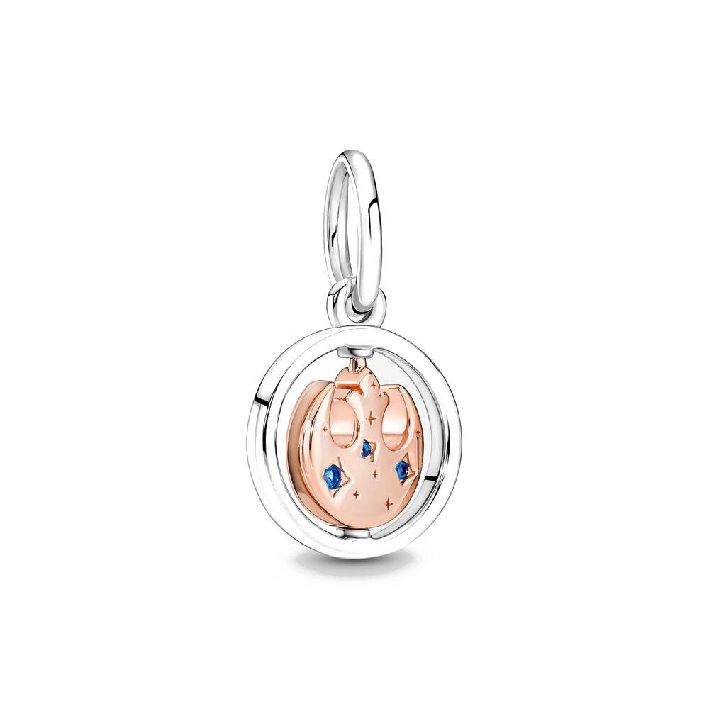 Серия Rose Gold Подвески-бусины в форме сердца Цветок Зажим Медь Подходит для Европейских Оригинальных Браслетов Сделай сам Элегантные Украшения