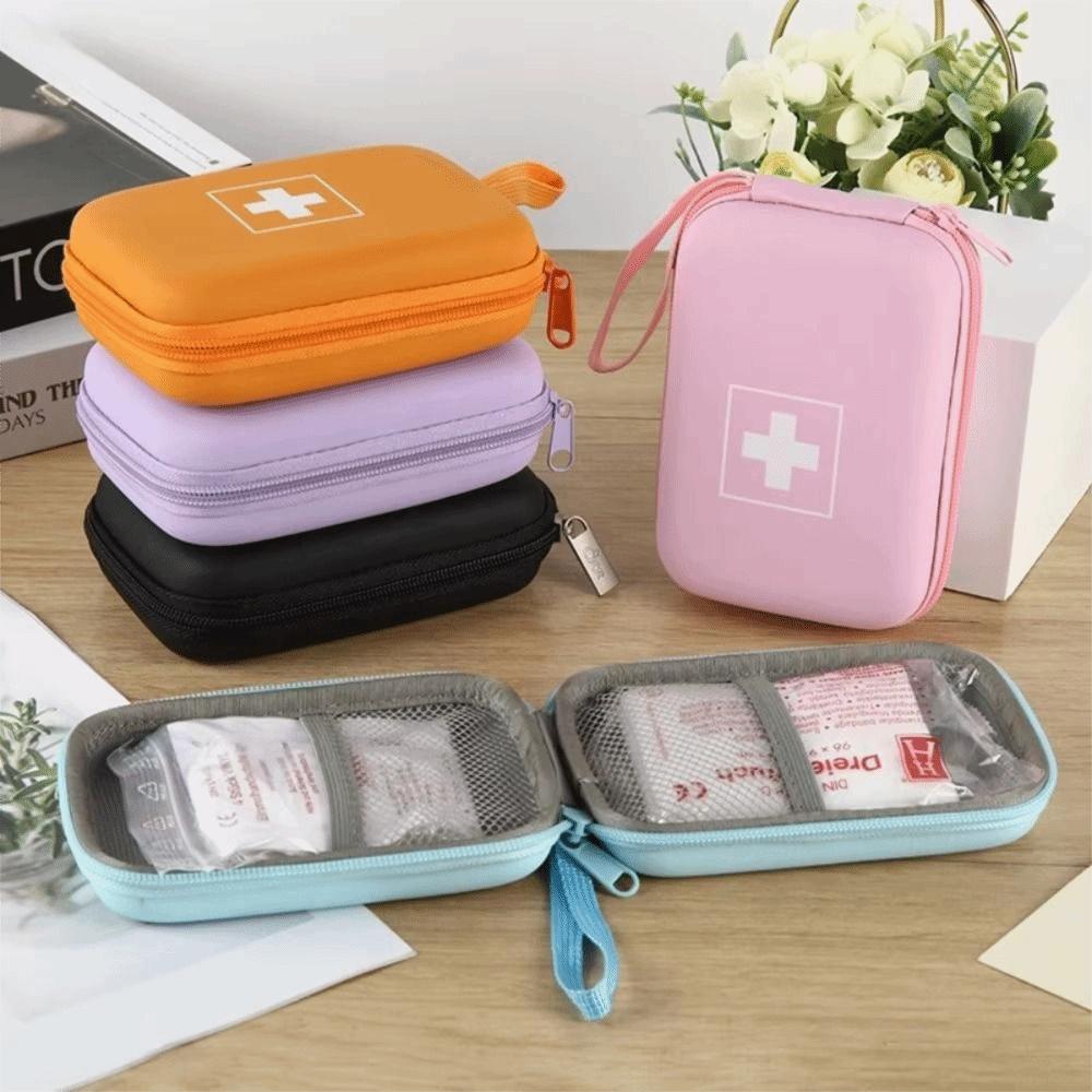 Large Capacity Travel Emergency Bag Shockproof Pill Pocket Pill Bottle Organizer  Nursing