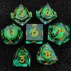 Смола Quicksand Dice Жидкое ядро ​​DND Dungeons & Dragons TRPG Настольная игра Набор кубиков Бегущая группа Ктулху