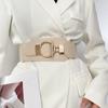 PU кожа широкий сбоку полые женские пояса пояс пальто платье декоративный корейский поясной ремень